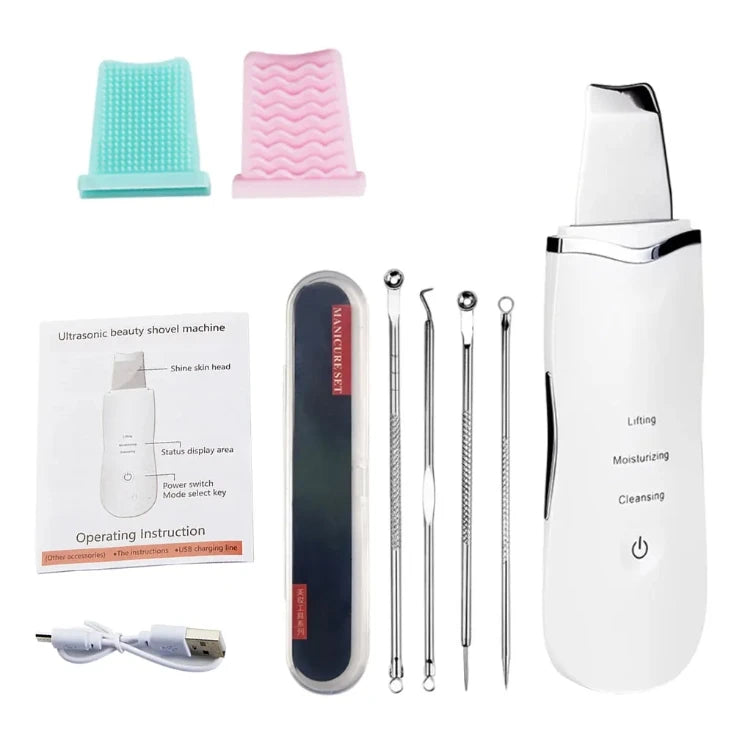 Ecobelle™︎ - Depurador y Exfoliante Facial Ultrasónico con vibración
