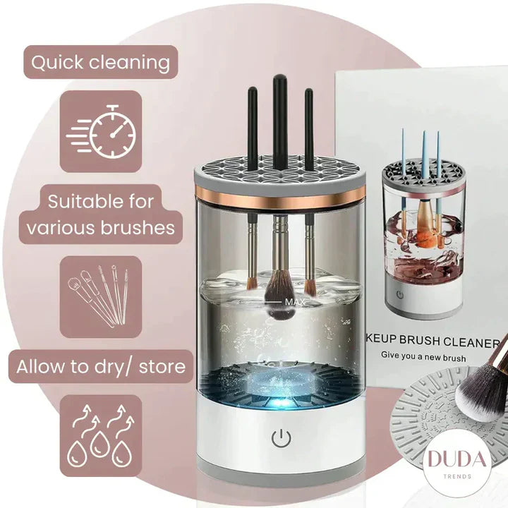 Ecobelle™︎ - Limpiador De Brochas De Maquillaje Eléctrico