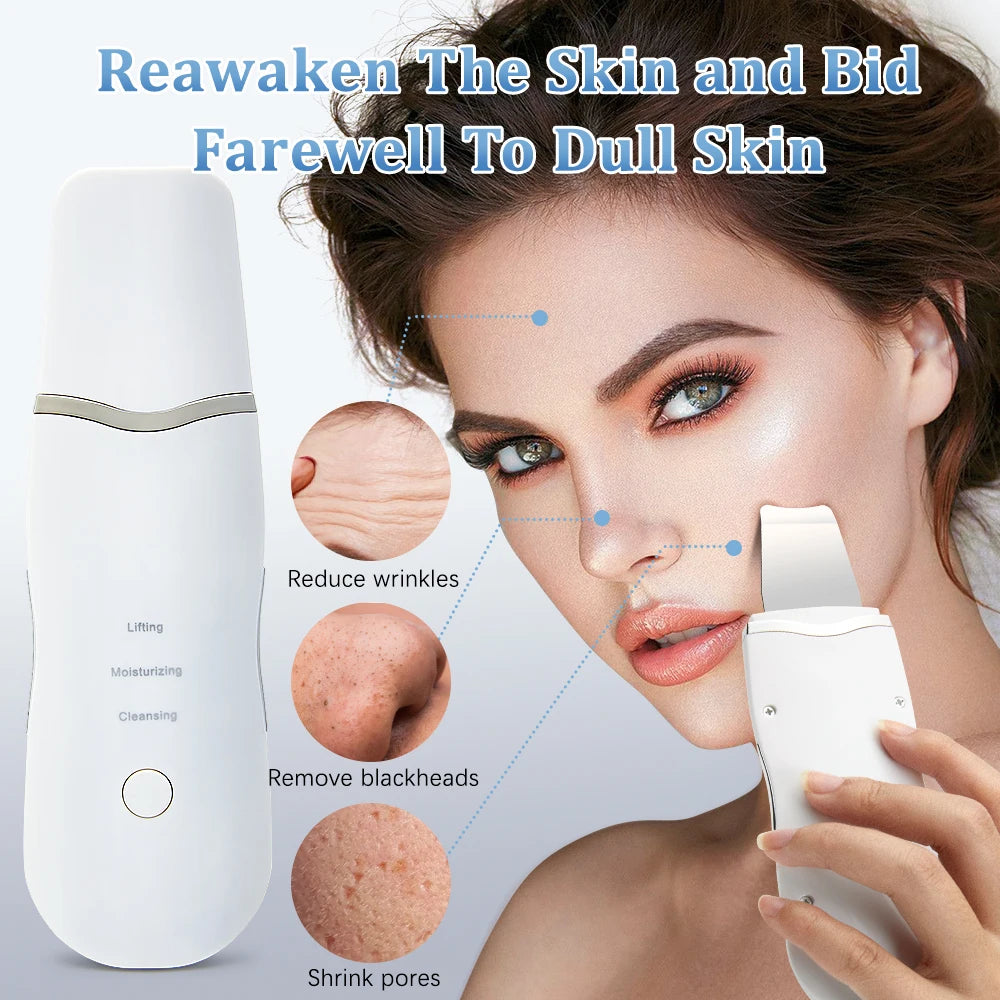 Ecobelle™︎ - Depurador y Exfoliante Facial Ultrasónico con vibración