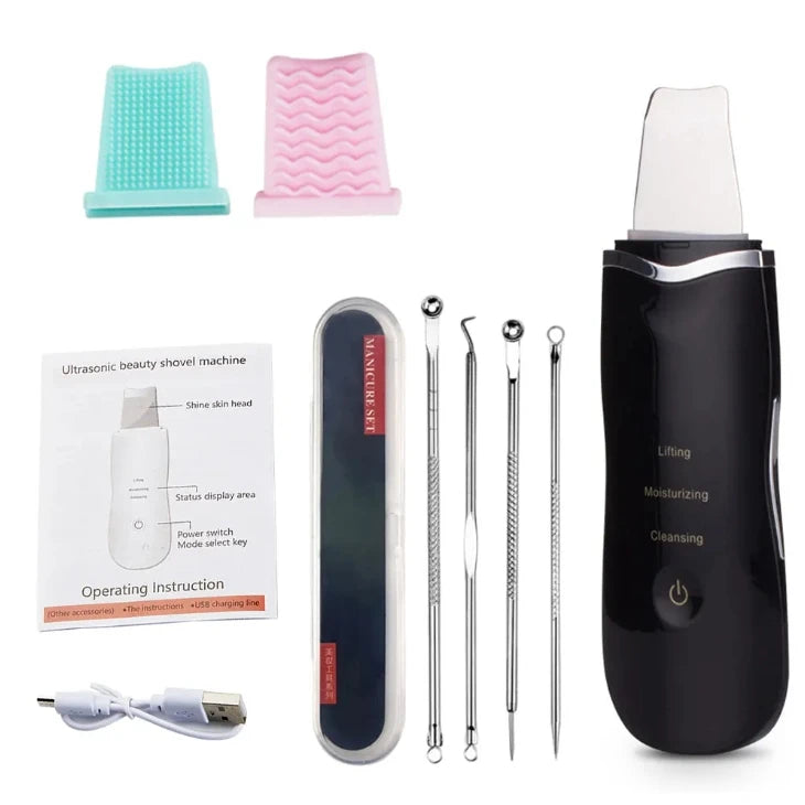 Ecobelle™︎ - Depurador y Exfoliante Facial Ultrasónico con vibración