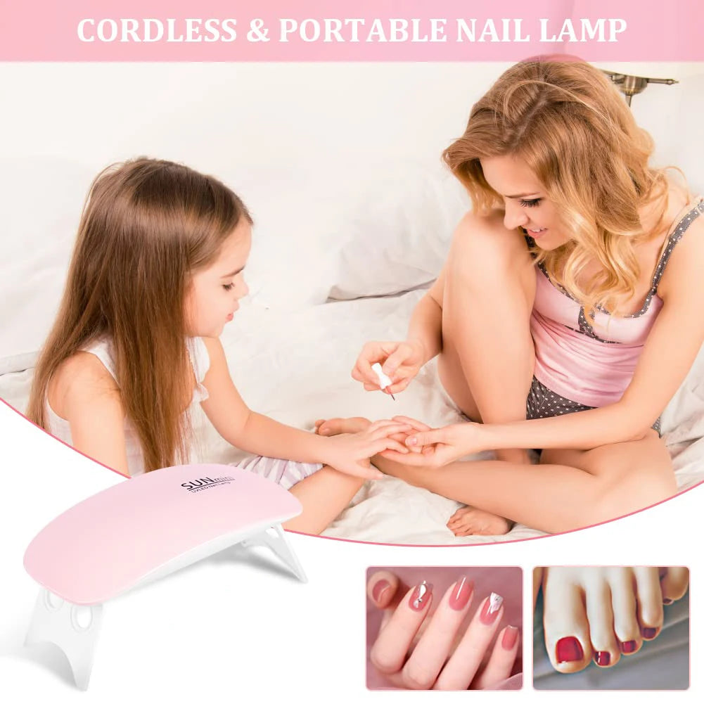Ecobelle™︎ - Lampara Secado De Uñas Con Luz UV/LED