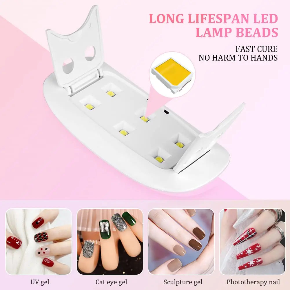 Ecobelle™︎ - Lampara Secado De Uñas Con Luz UV/LED