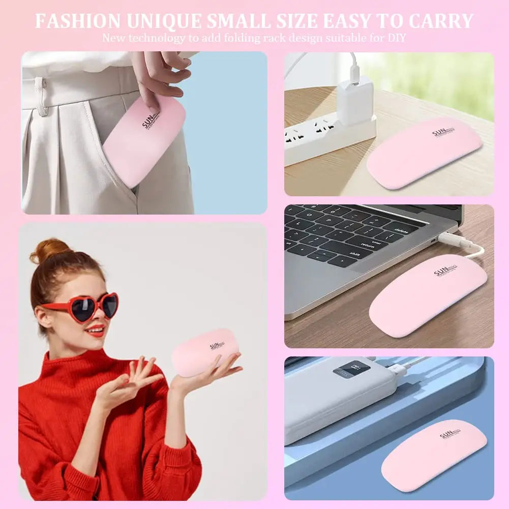 Ecobelle™︎ - Lampara Secado De Uñas Con Luz UV/LED