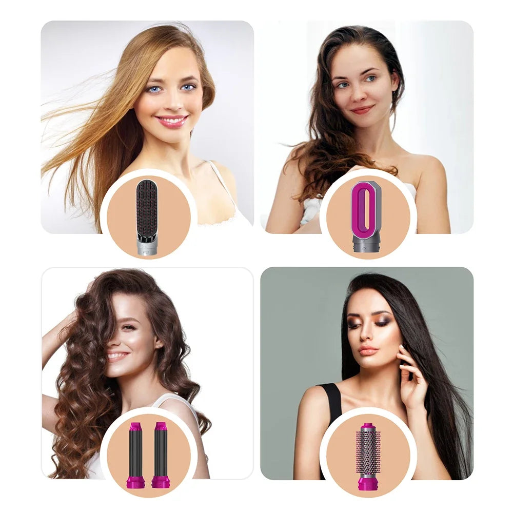 Ecobelle™︎ Cepillo Multifuncional 5 en 1 para Cuidado Del Cabello